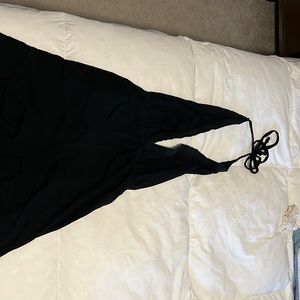 Spicy open back romper!